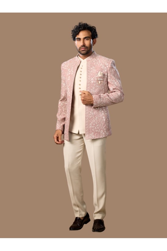 ONION PINK JODHPURI SUIT